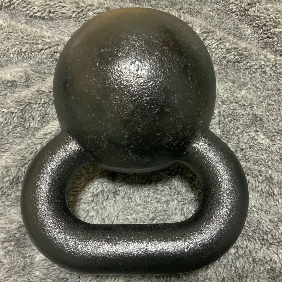 ◉ケトルベル 20kg 【送料込】（鋳鉄、一体成形、日本製/伊藤鉉鋳工所製）