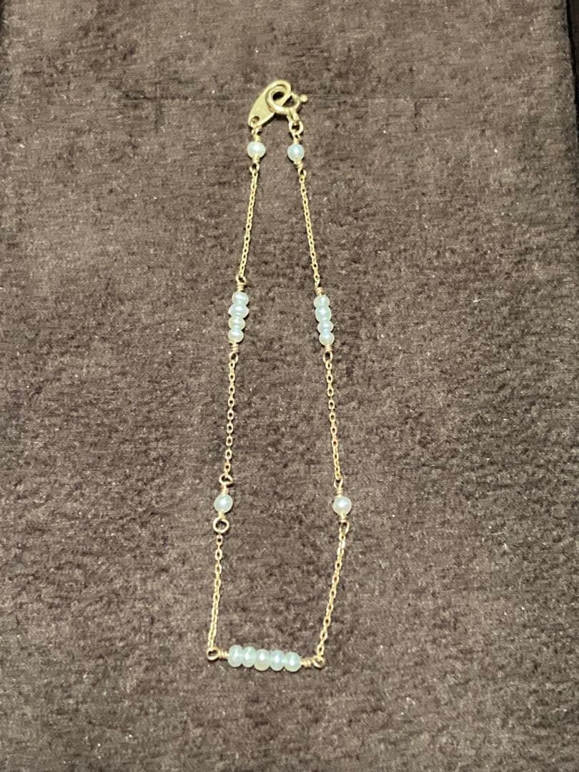 ete K10 パール ブレスレット