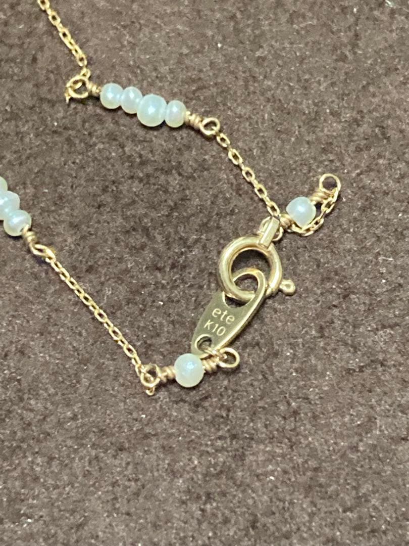 ete K10 パール ブレスレット