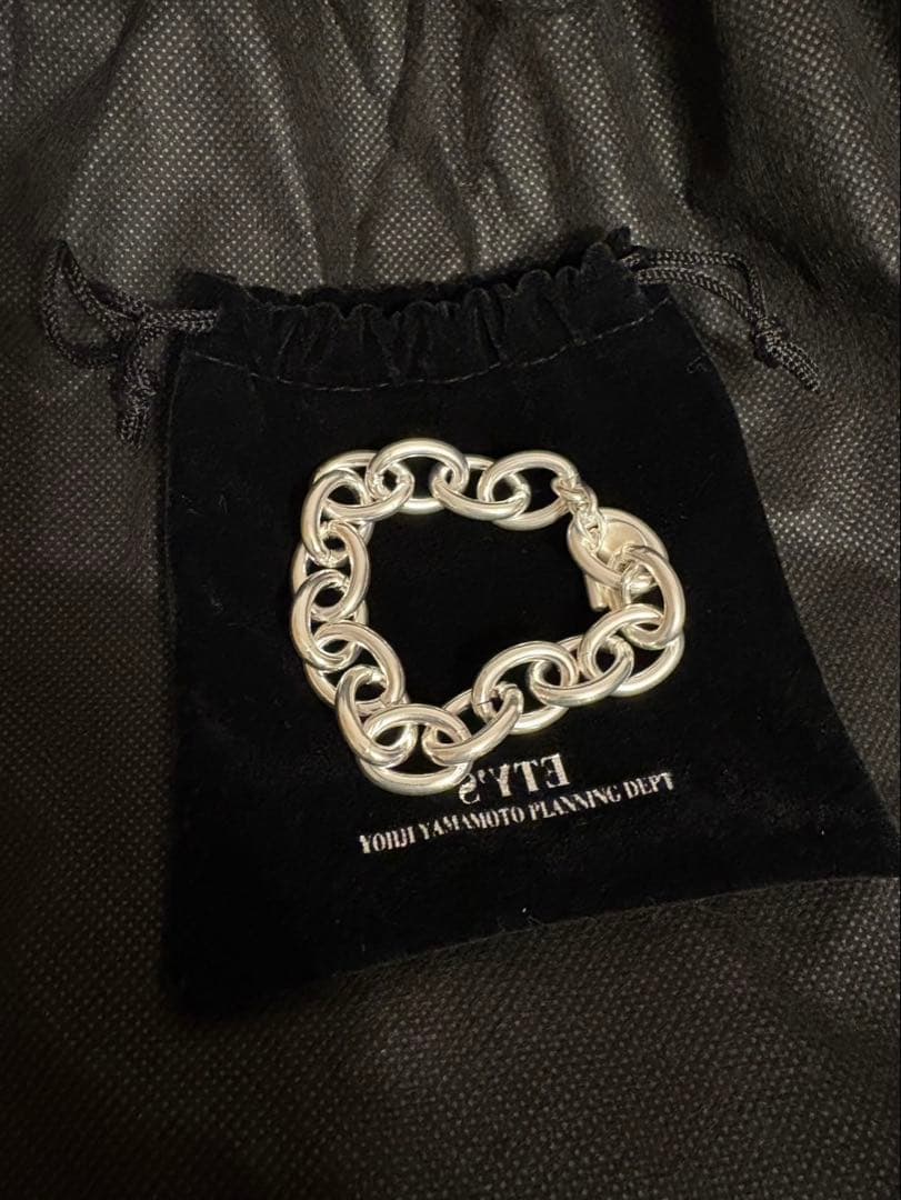 Yohei Yamamoto シルバーチェーンブレスレット
