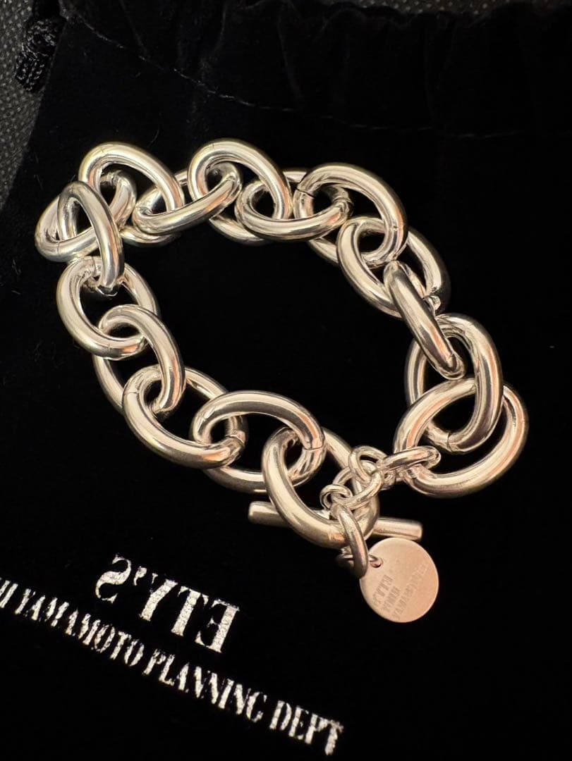 Yohei Yamamoto シルバーチェーンブレスレット