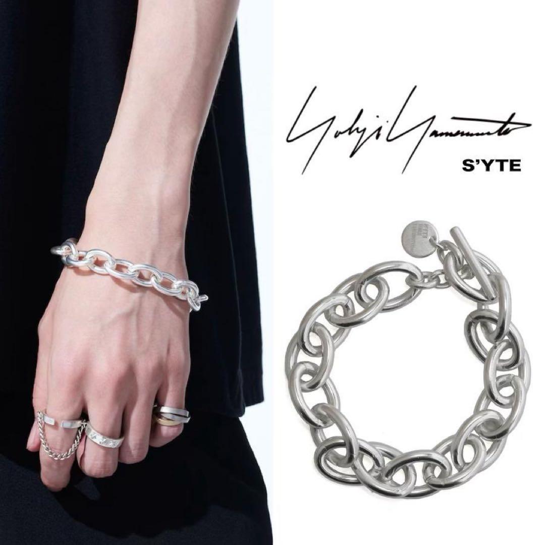 Yohei Yamamoto シルバーチェーンブレスレット