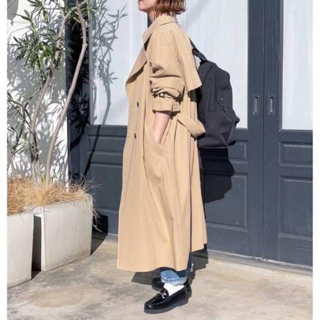 Spick & Span ツイルコットンオーバートレンチ