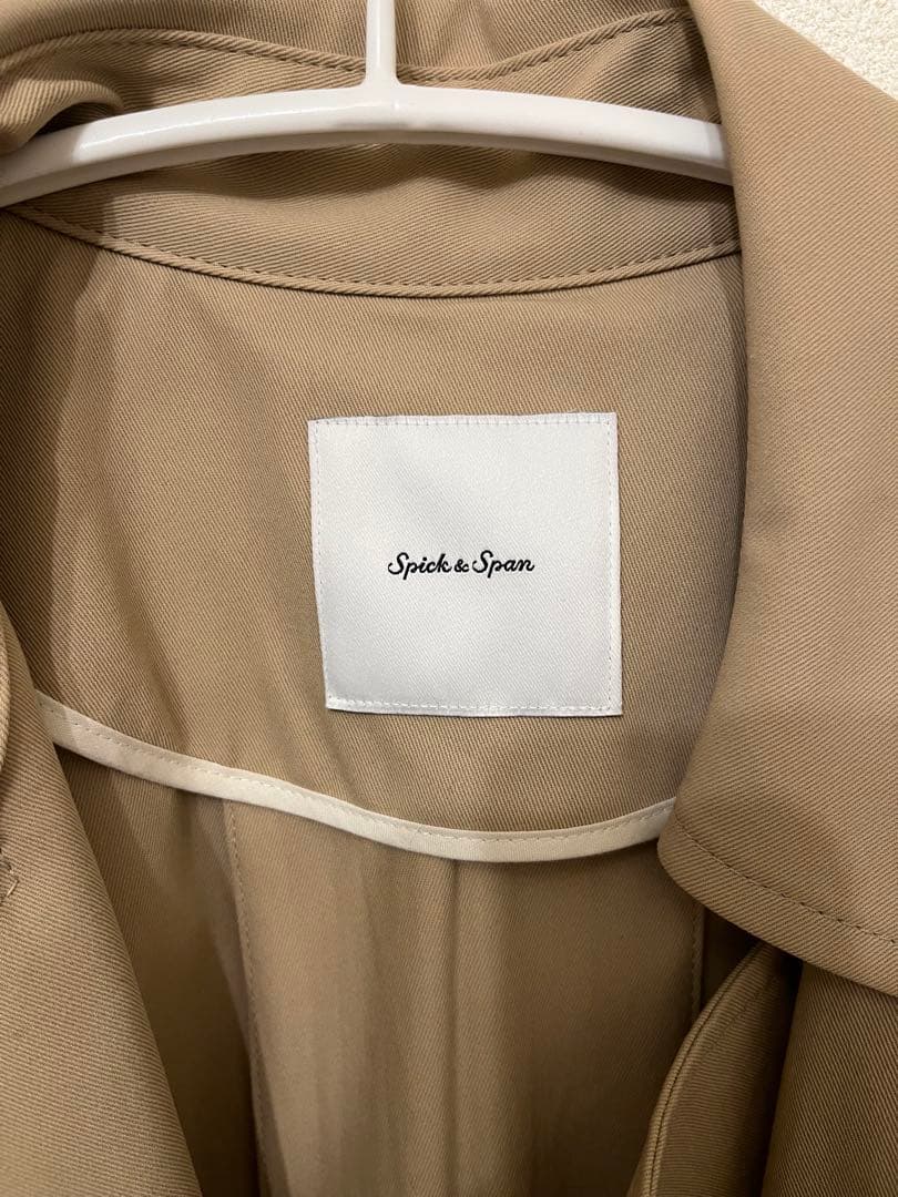 Spick & Span ツイルコットンオーバートレンチ