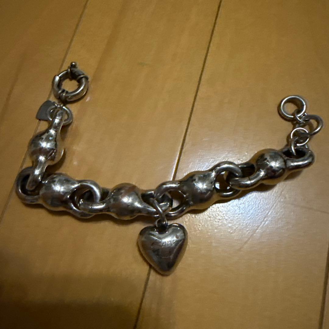 確実正規品　Acne Studios ハート型チャーム付きブレスレット　箱付き