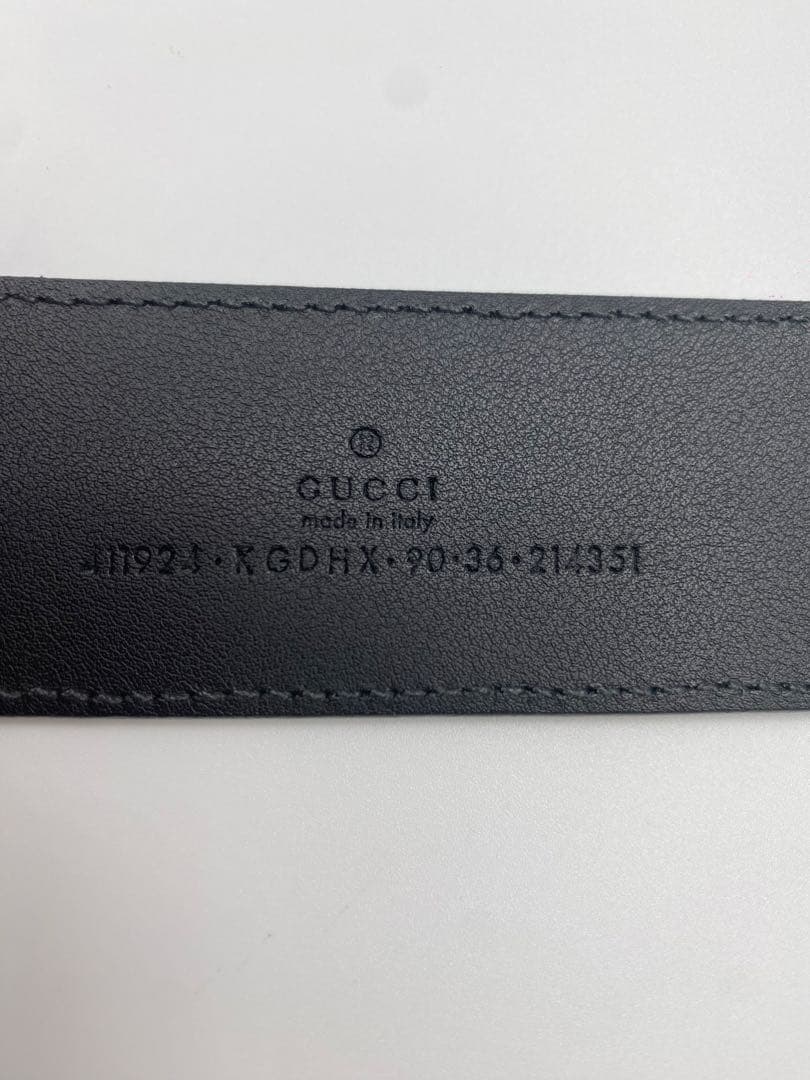 グッチ GUCCI GG スプリーム ベルト シルバー金具 メンズ KGDHX