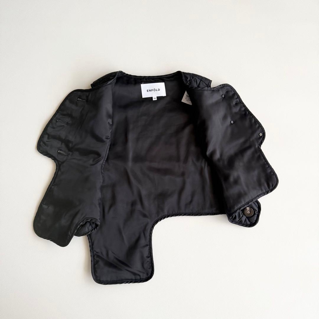 23AW 【エンフォルド】 ENFOLD SKIN VEST キルティングベスト