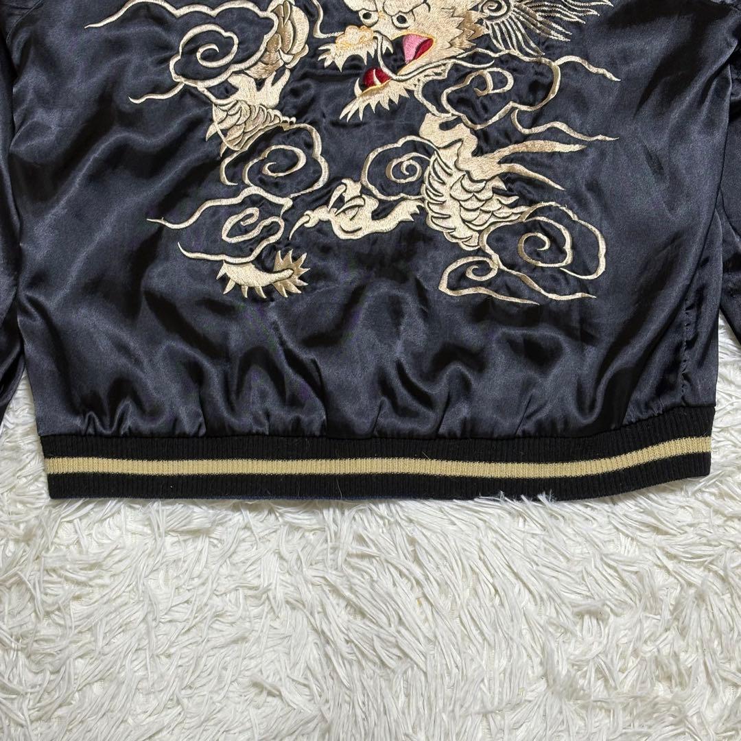 テーラー東洋 スカジャン サイズL 04年製 中綿無し ファスナー不良