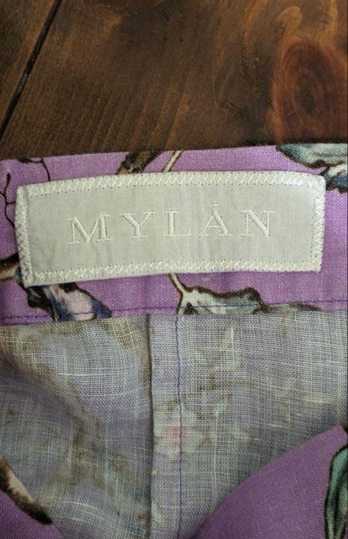 MYLAN レア！フラワープリント巻スカート