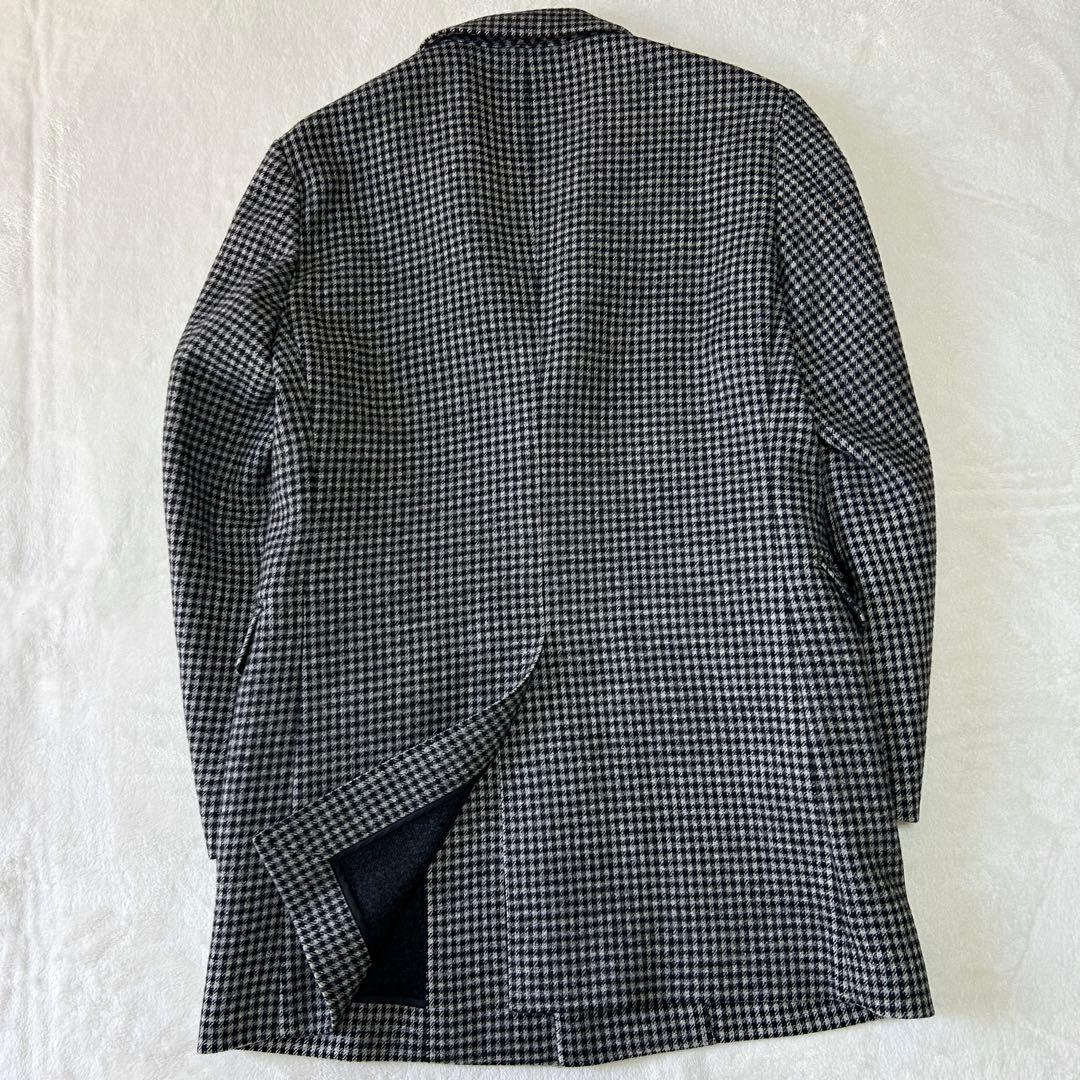 美品 エディフィス ロロピアーナ ダブルフェイス シングルチェスターコート42