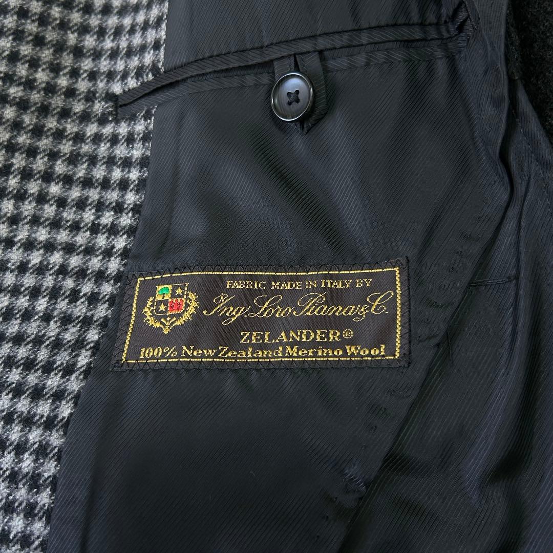 美品 エディフィス ロロピアーナ ダブルフェイス シングルチェスターコート42