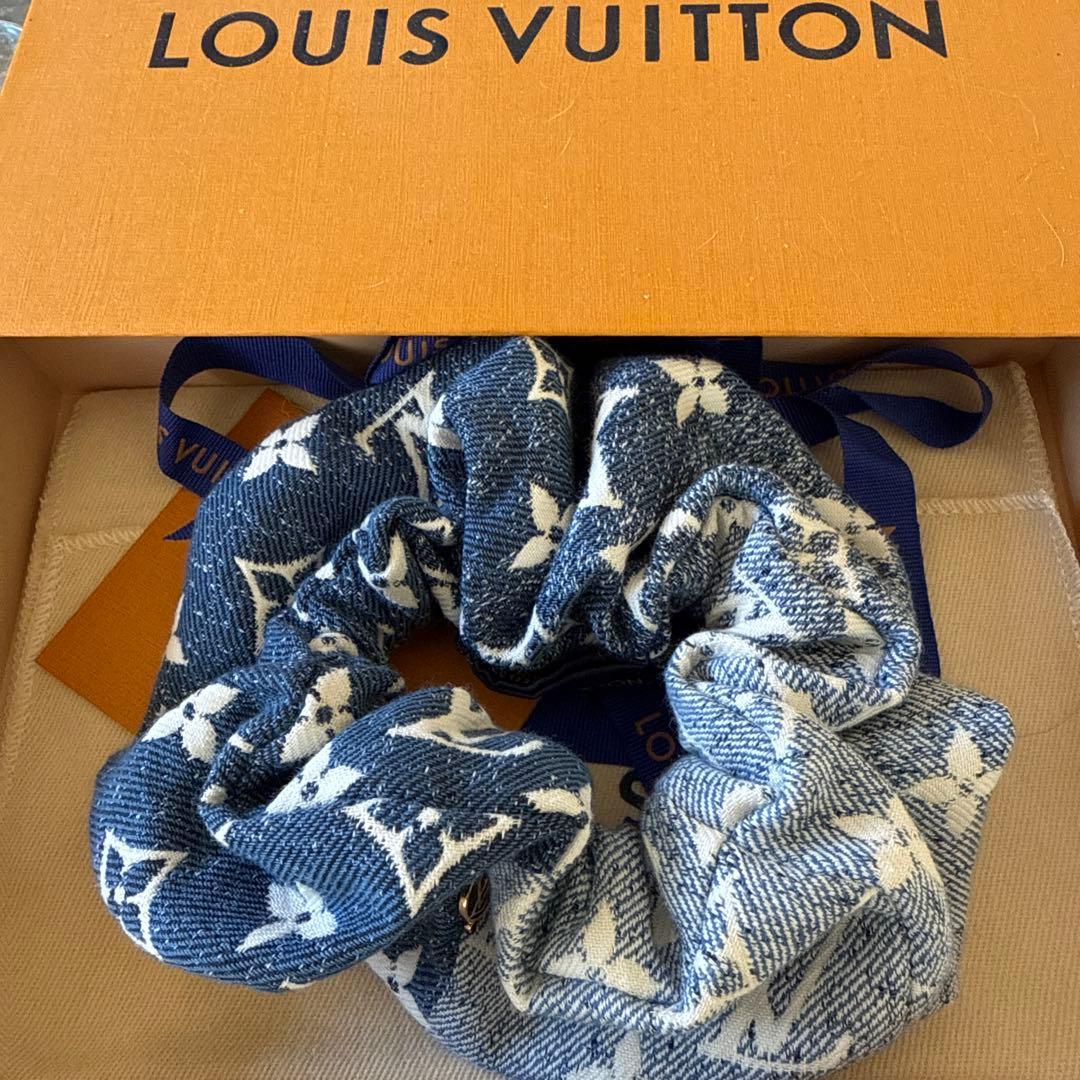 ルイヴィトン シュシュ デニム レディース ヘアーアクセサリー M77439