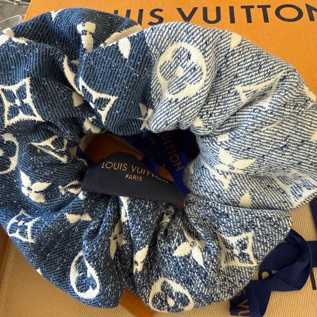 ルイヴィトン シュシュ デニム レディース ヘアーアクセサリー M77439