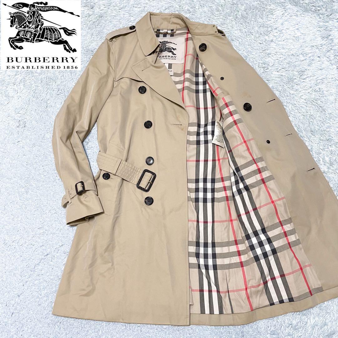 バーバリー SANDRINGHAM サンドリンガム ロング トレンチコート 50