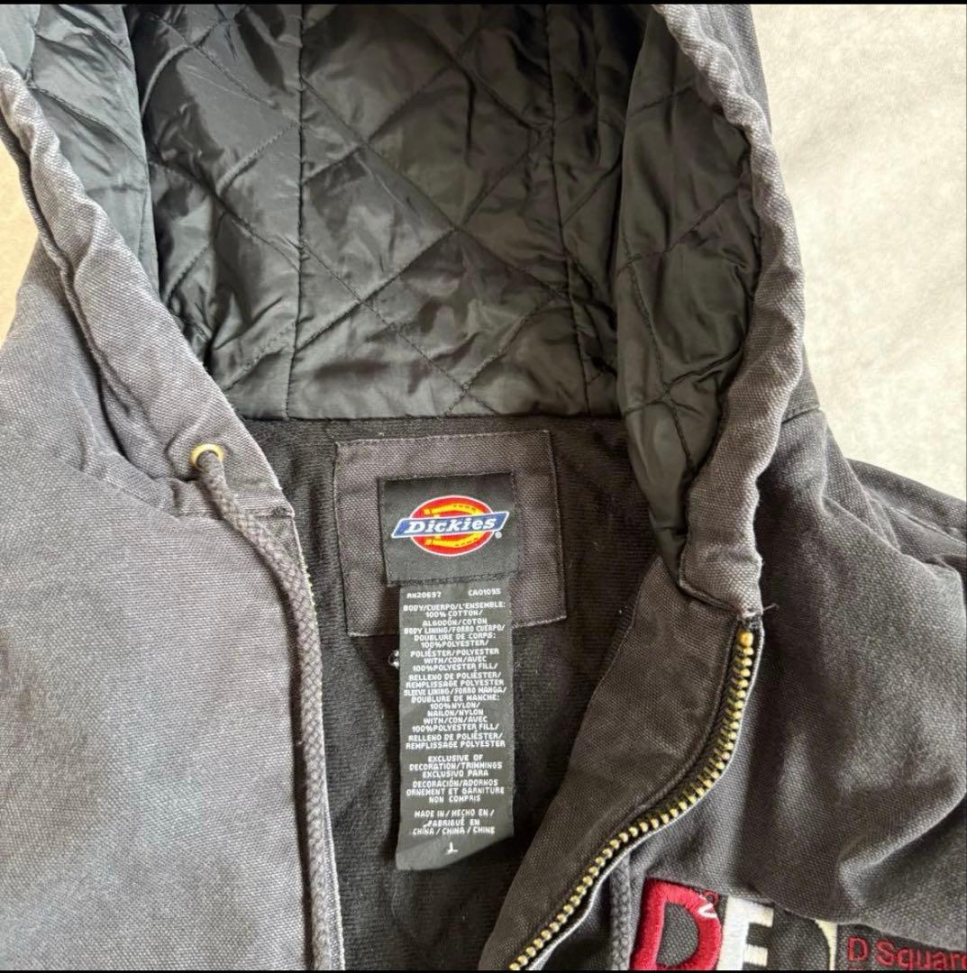 ディッキーズ アクティブジャケット ダック 企業ロゴ L
