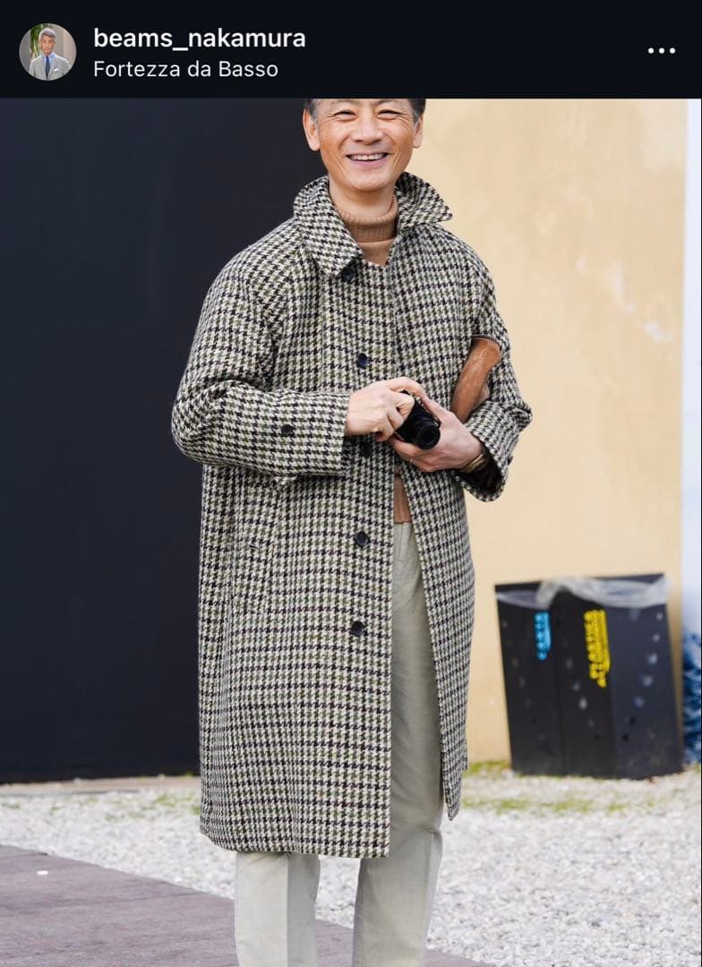 beamsf バルカラーコート　ツイード　W.BILL 38