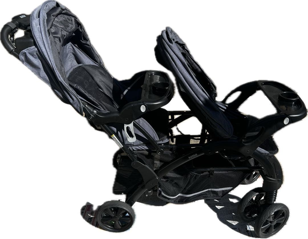 カトージ　ベビーカー　二人でゴーDX