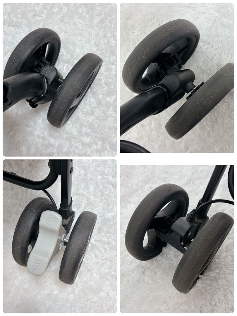 【美品】Joie ジョイー エアツイン 二人乗りベビーカー　レインカバー付き