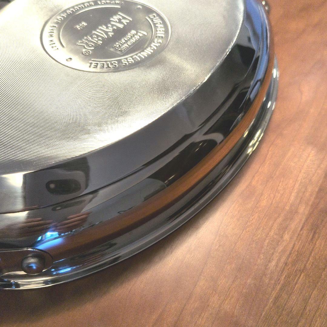 美品　 MEYER オールインワン オーバルパン グリルプレス＆中網付き！