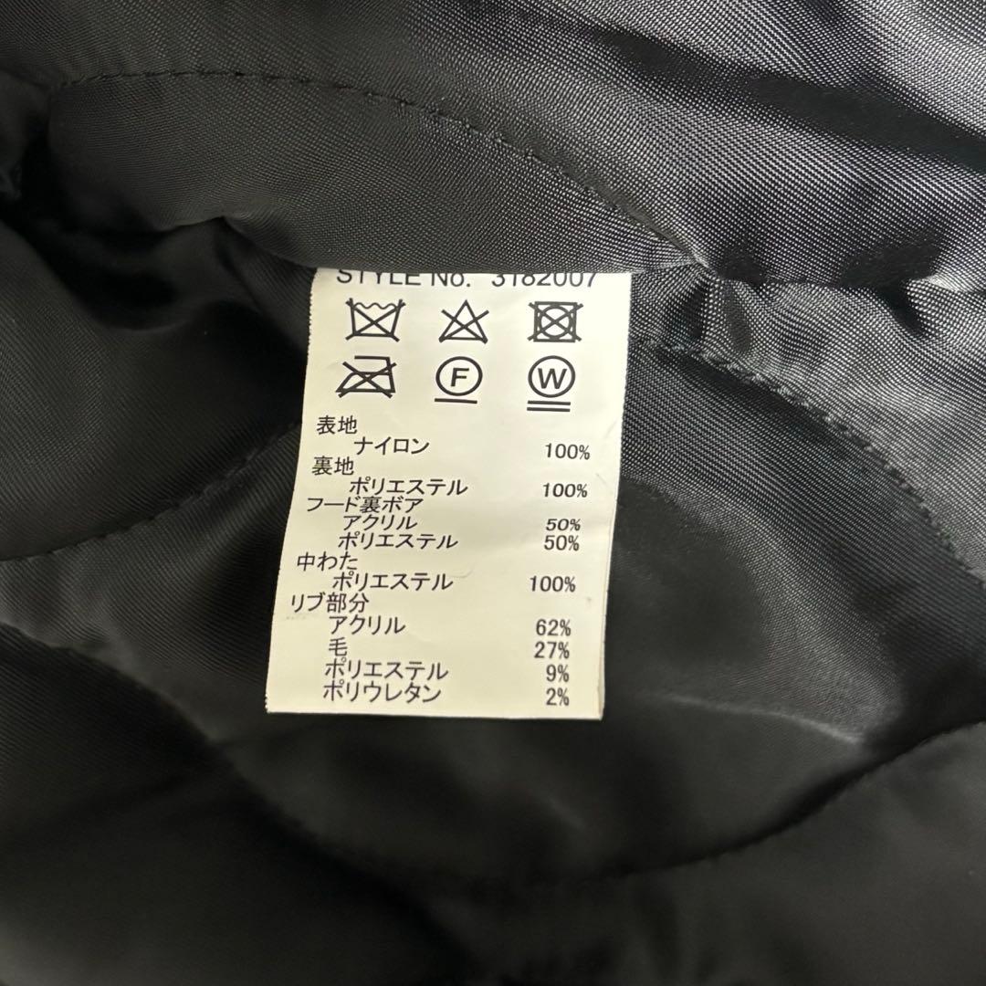【美品】Schott ブラック MA-1 フライトジャケット S