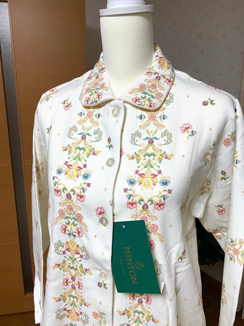 【新品未使用】ワコール ミントン 綿100%コットン パジャマM 上下