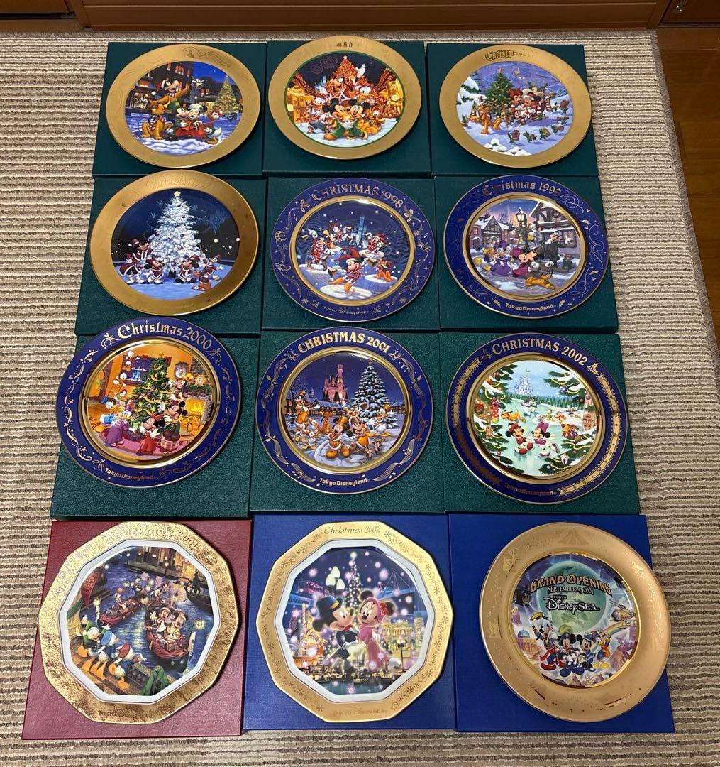 【激レア】ディズニーランド　イヤープレート　まとめうり　レトロ　当時物