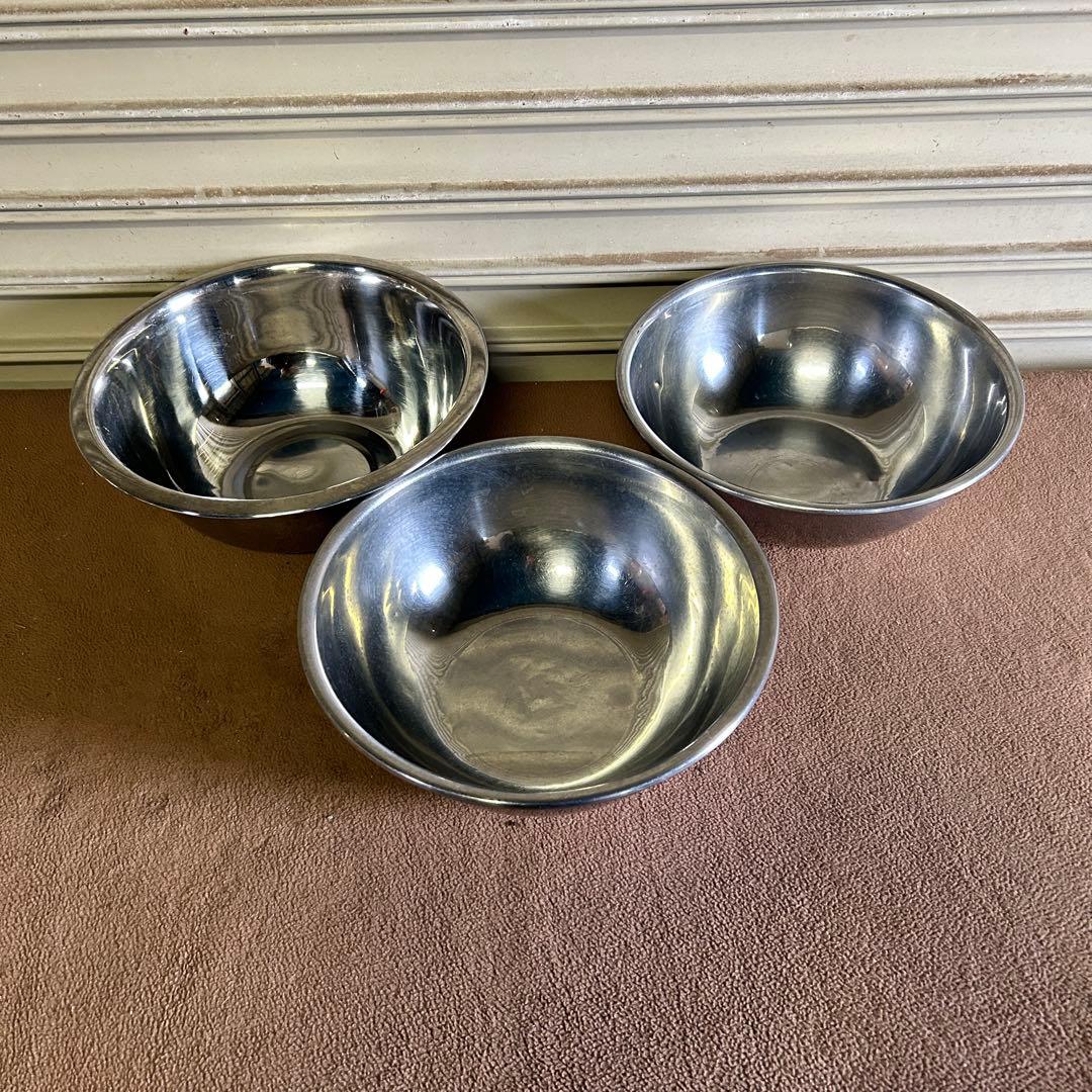 CL89★ステンレス製★ ボウル 15個 まとめて 調理器具 業務用 380