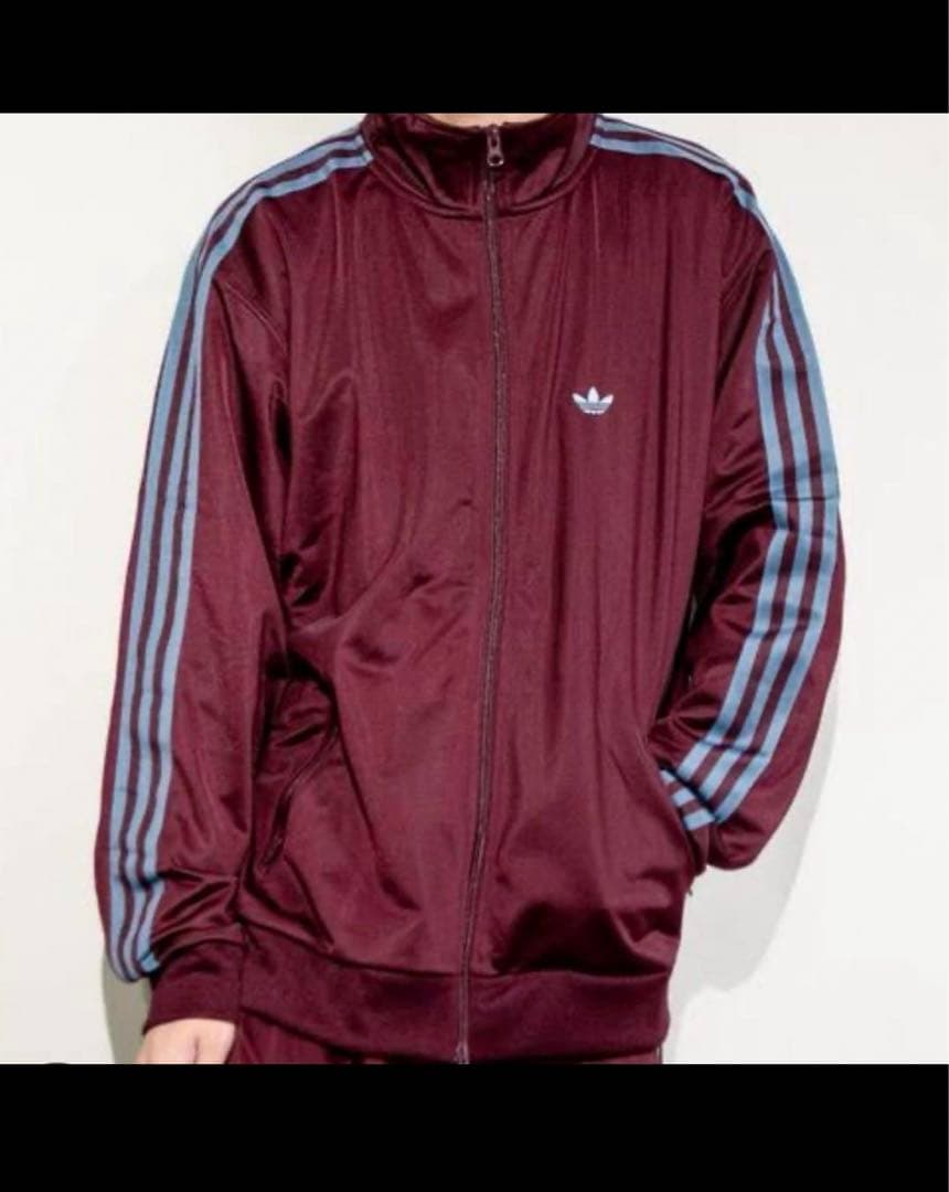 adidas トラックジャケット 完売商品 マルーン バーガンディ美品XSサイズ