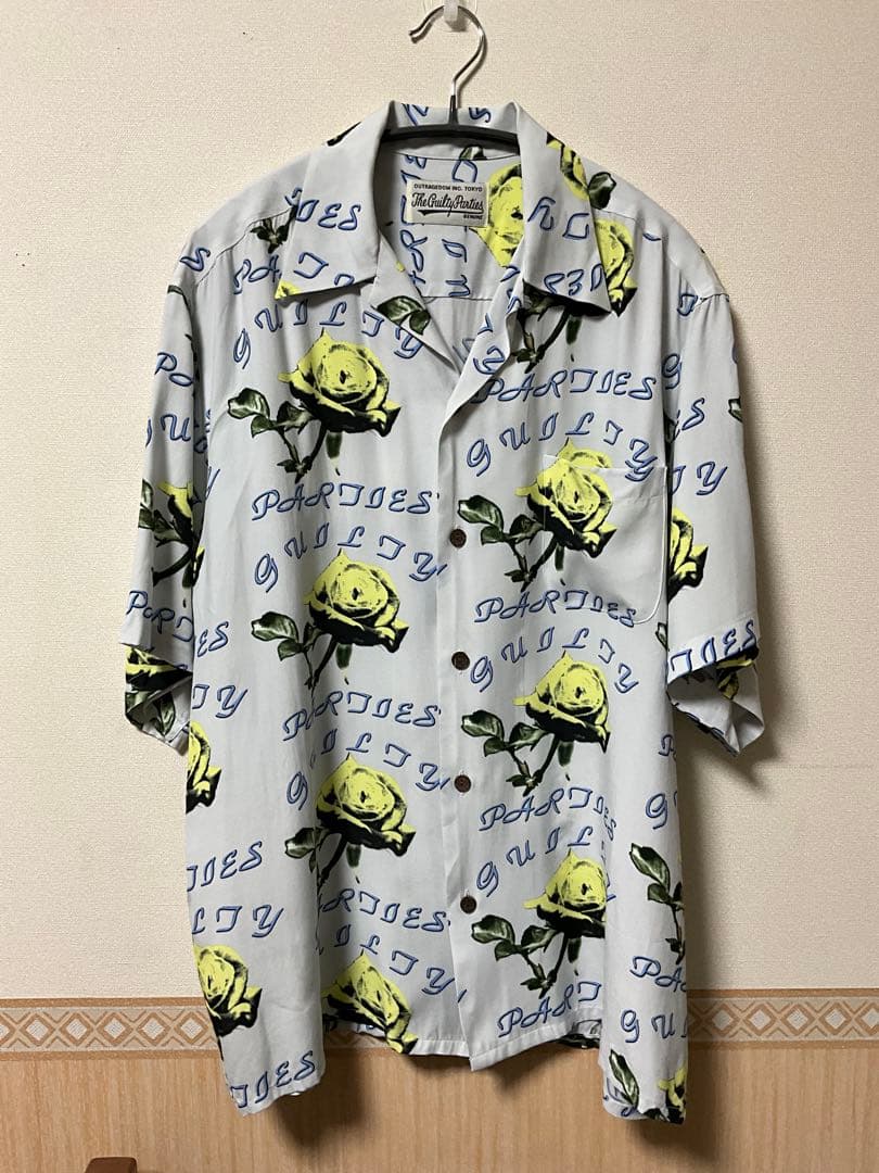 WACKO MARIA ワコマリア　22SS 薔薇　アロハシャツ