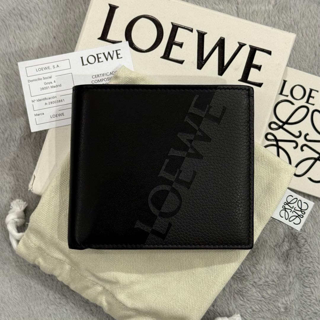 ⭐️未使用品⭐️　LOEWE　ロエベ　シグネチャーウォレット　二つ折り財布