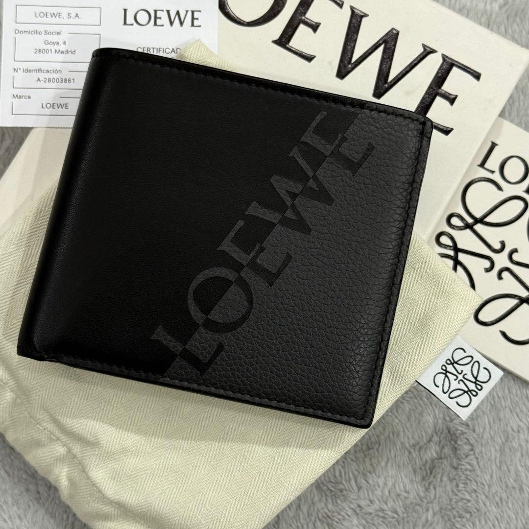 ⭐️未使用品⭐️　LOEWE　ロエベ　シグネチャーウォレット　二つ折り財布