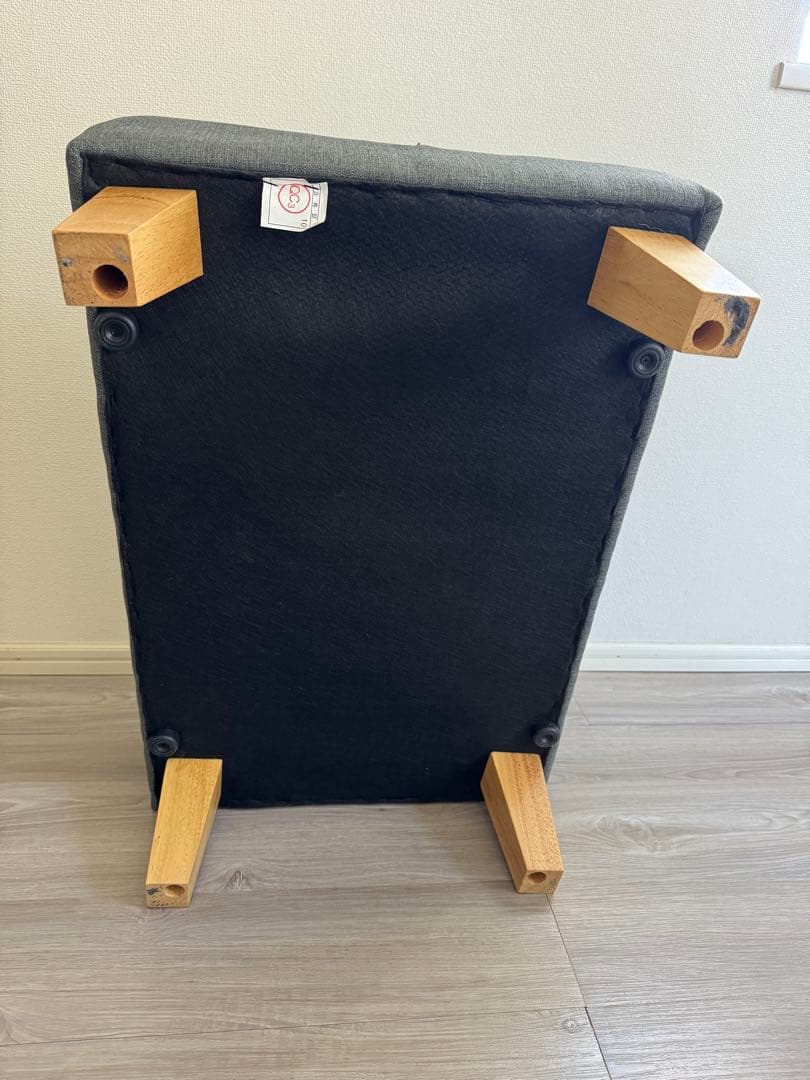 ダークグレー オットマン 60cm x 60cm