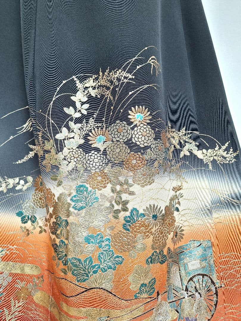 着物リメイクワンピース3605