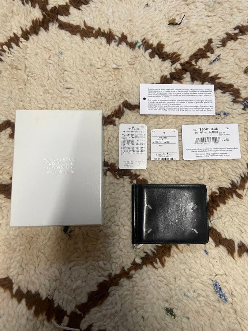 マルジェラ 財布 マネークリップ カードケース