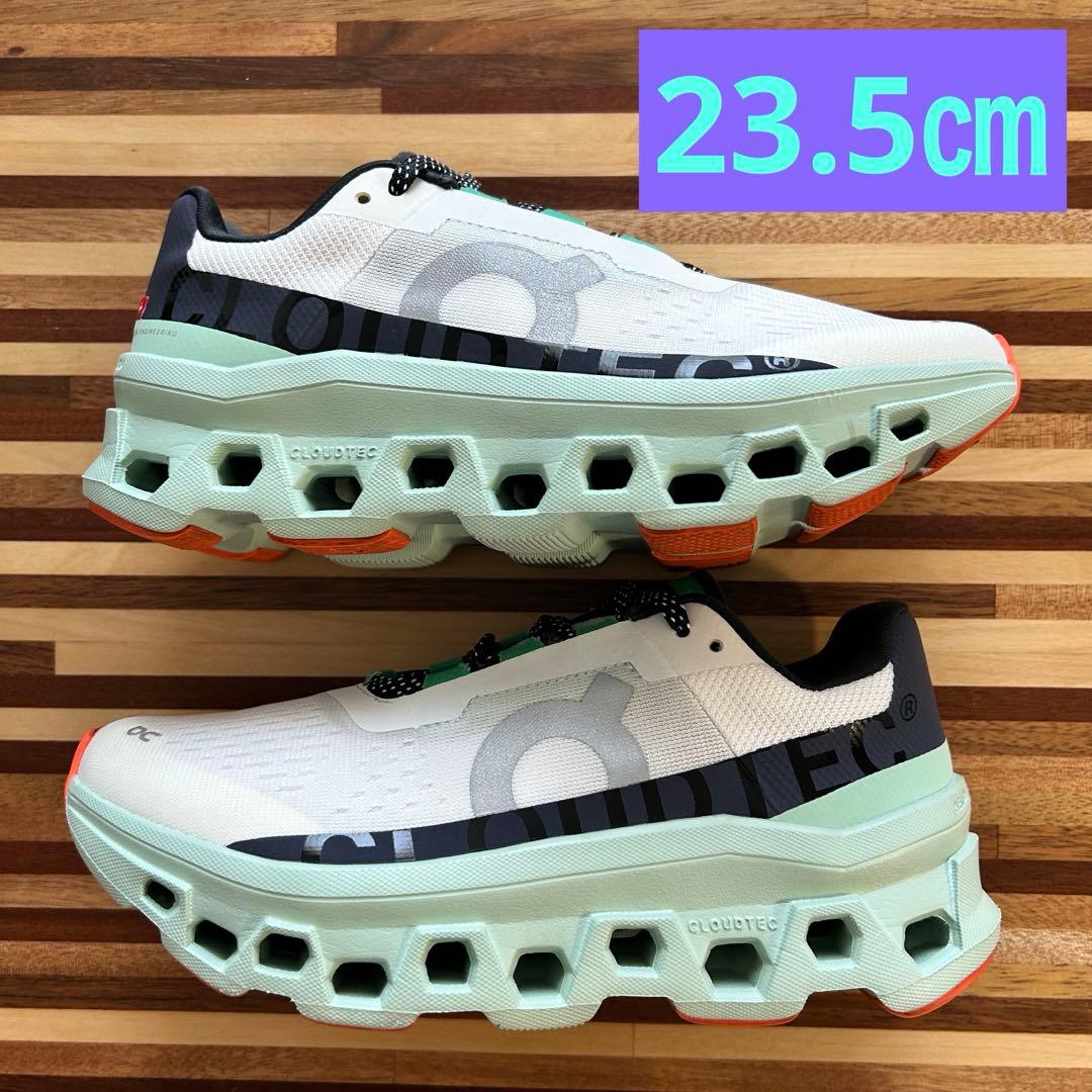 On Cloudmonster クラウドモンスター アンダイドホワイト×クリーク