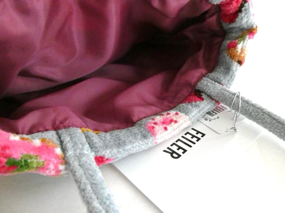 【フェイラー】ハッピーモーメント　手付き巾着 シュークリームやカヌレ、マカロン