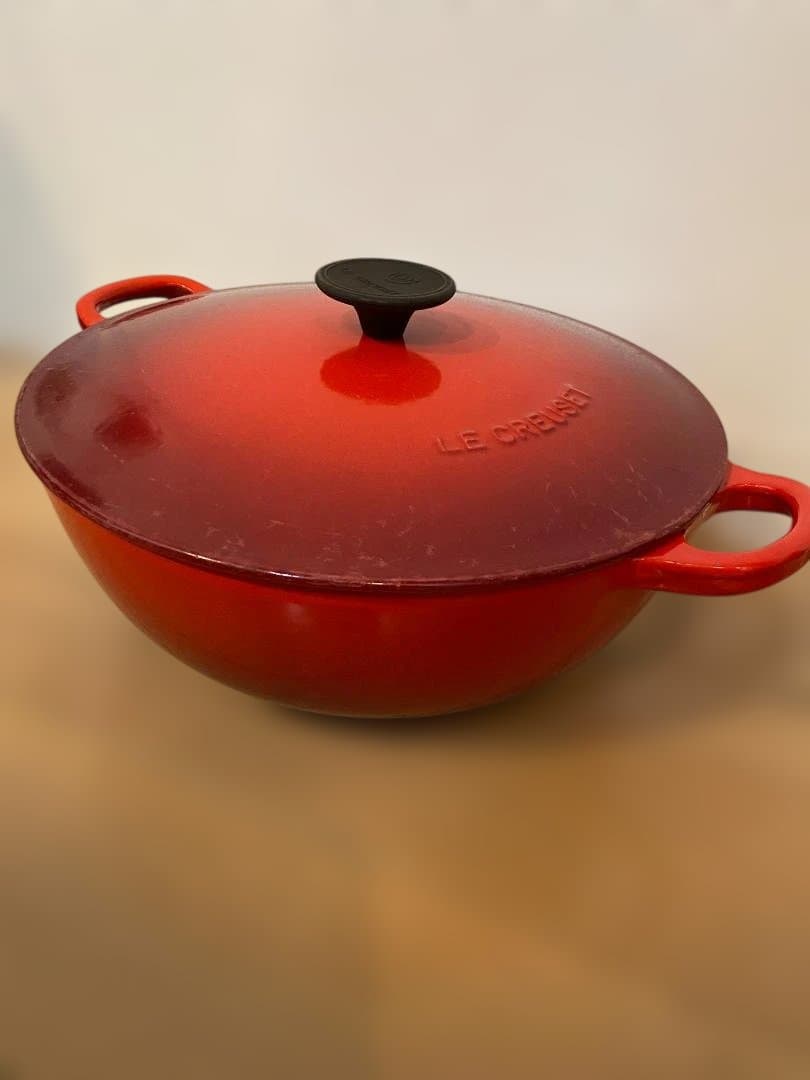 LE CREUSET 赤 両手鍋 26cm