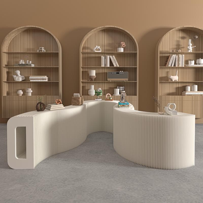 ディスプレイラック D字型展示台 店舗用品 陳列台長さ2-3ｍ高さ78㎝幅42㎝