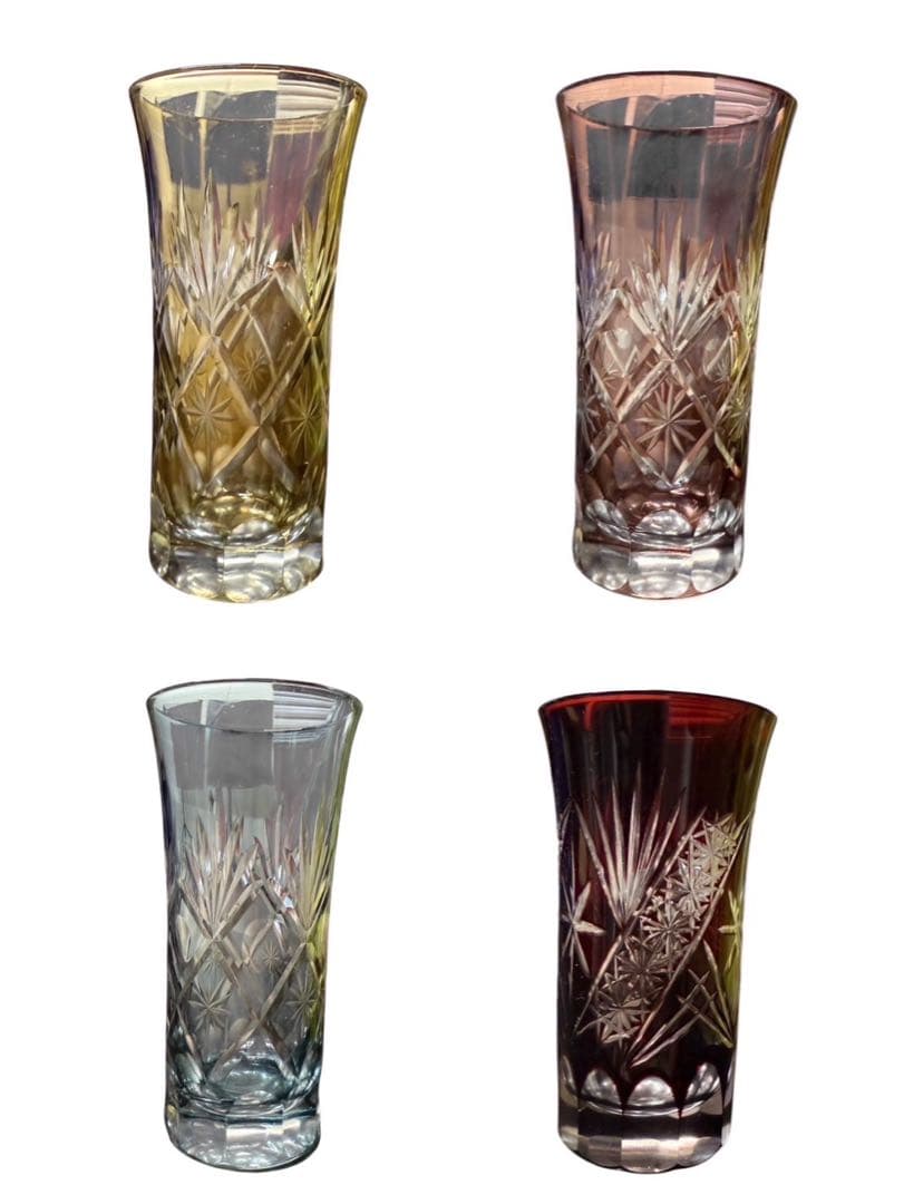 グラス30個セット‼️切子22個　ショットグラス6個　おちょこ2個