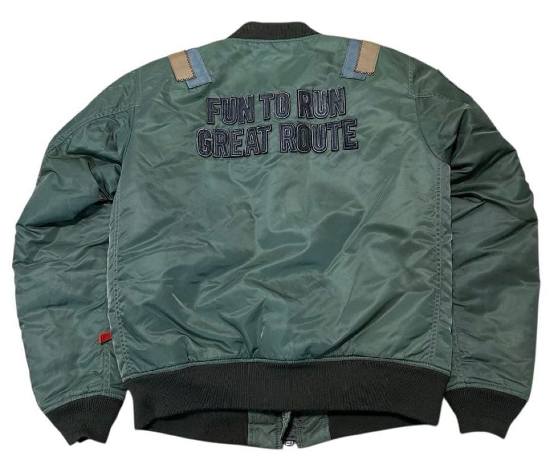 AVIREX MA-1 WAPPEN MODIFIDE フライトジャケット