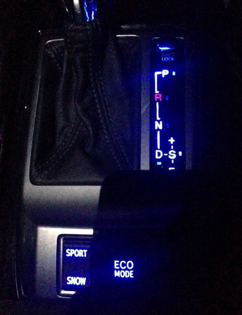 grx130マークX シフトパネルLED打ち替え