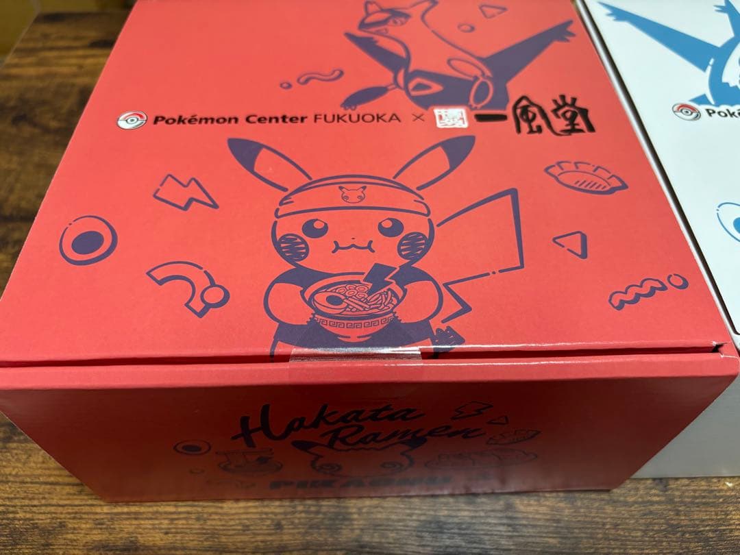 ポケモンセンターフクオカ　一風堂有田焼　ラーメンピカチュウのセット