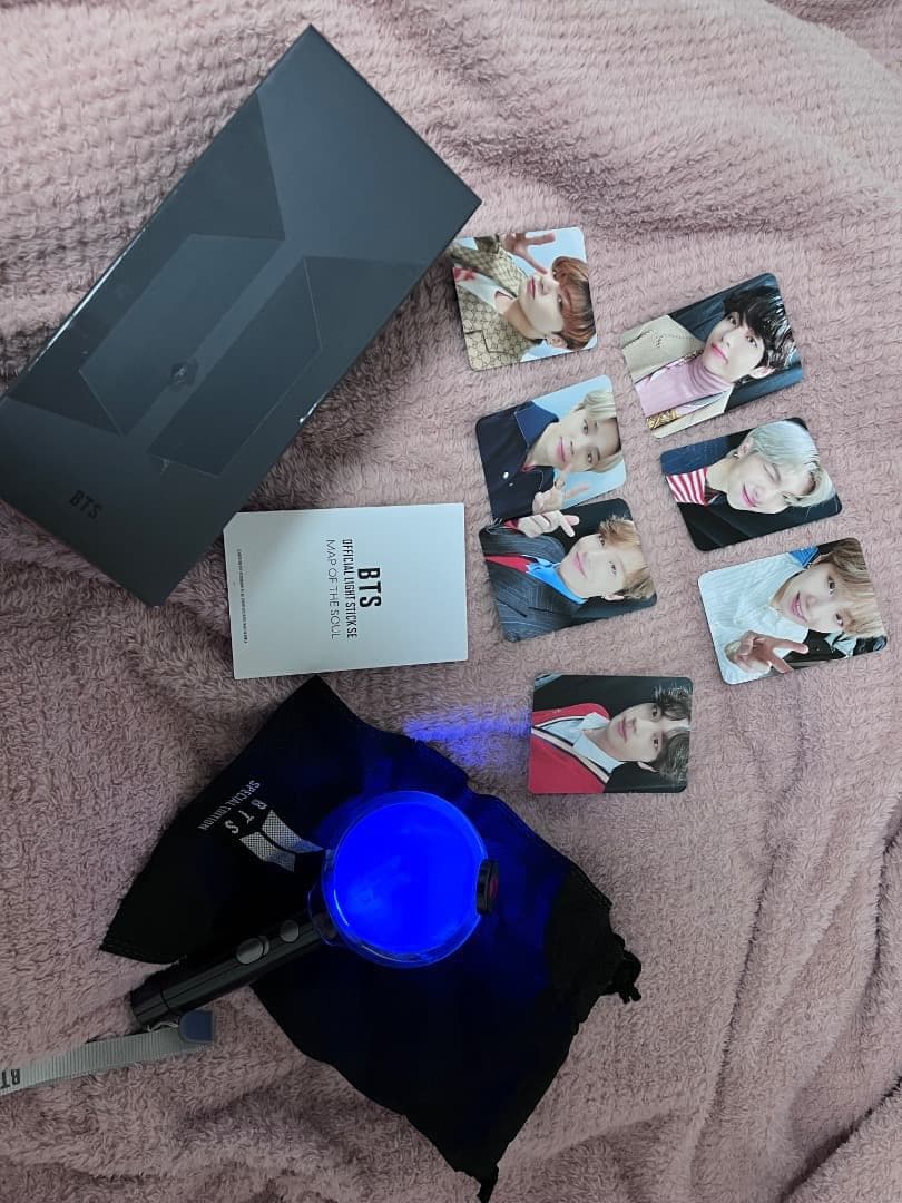 BTS ペンライト フォトカード付き