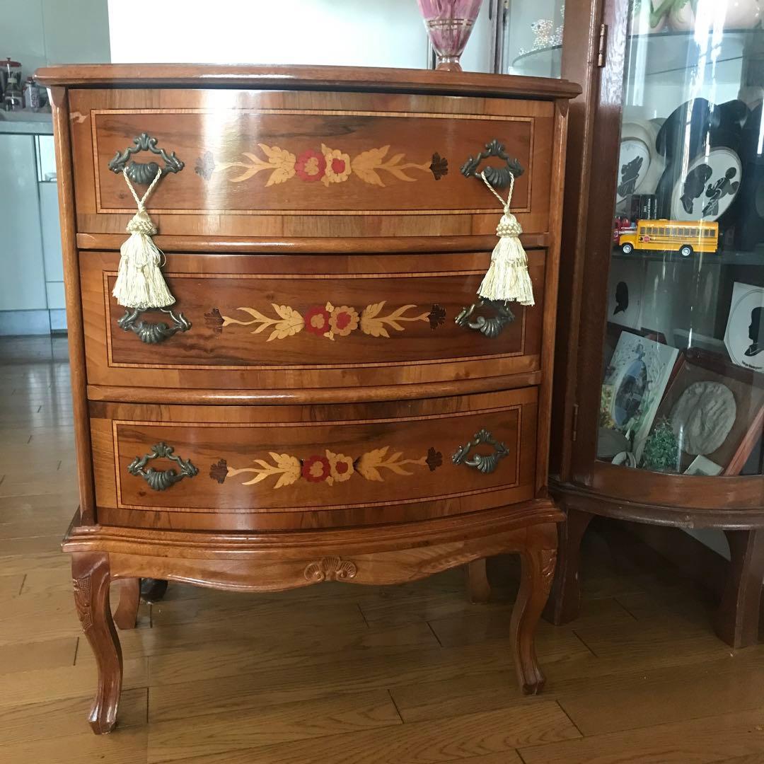 お値下げ　アンティーク　猫脚　チェスト