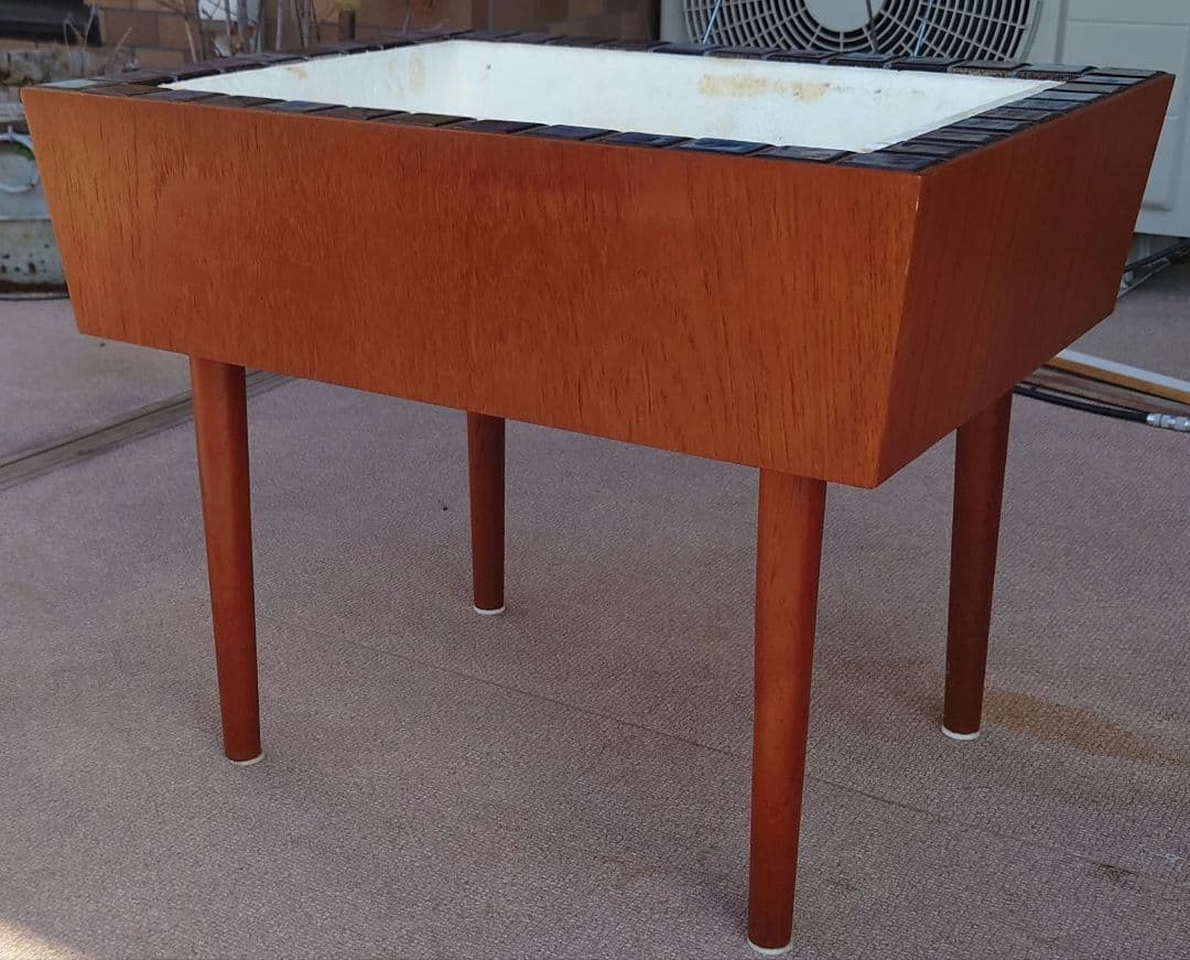 タイルトッププランター家具 北欧ビンテージ