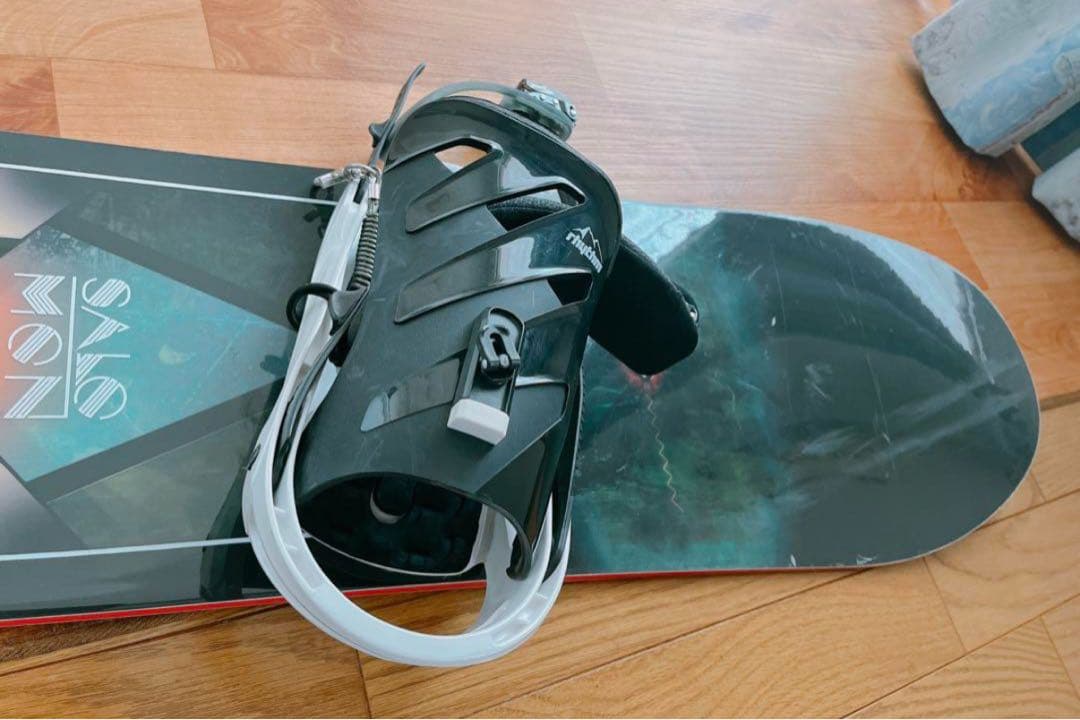 SALOMON スノーボードビンディング ホワイト/ブラック Lサイズ