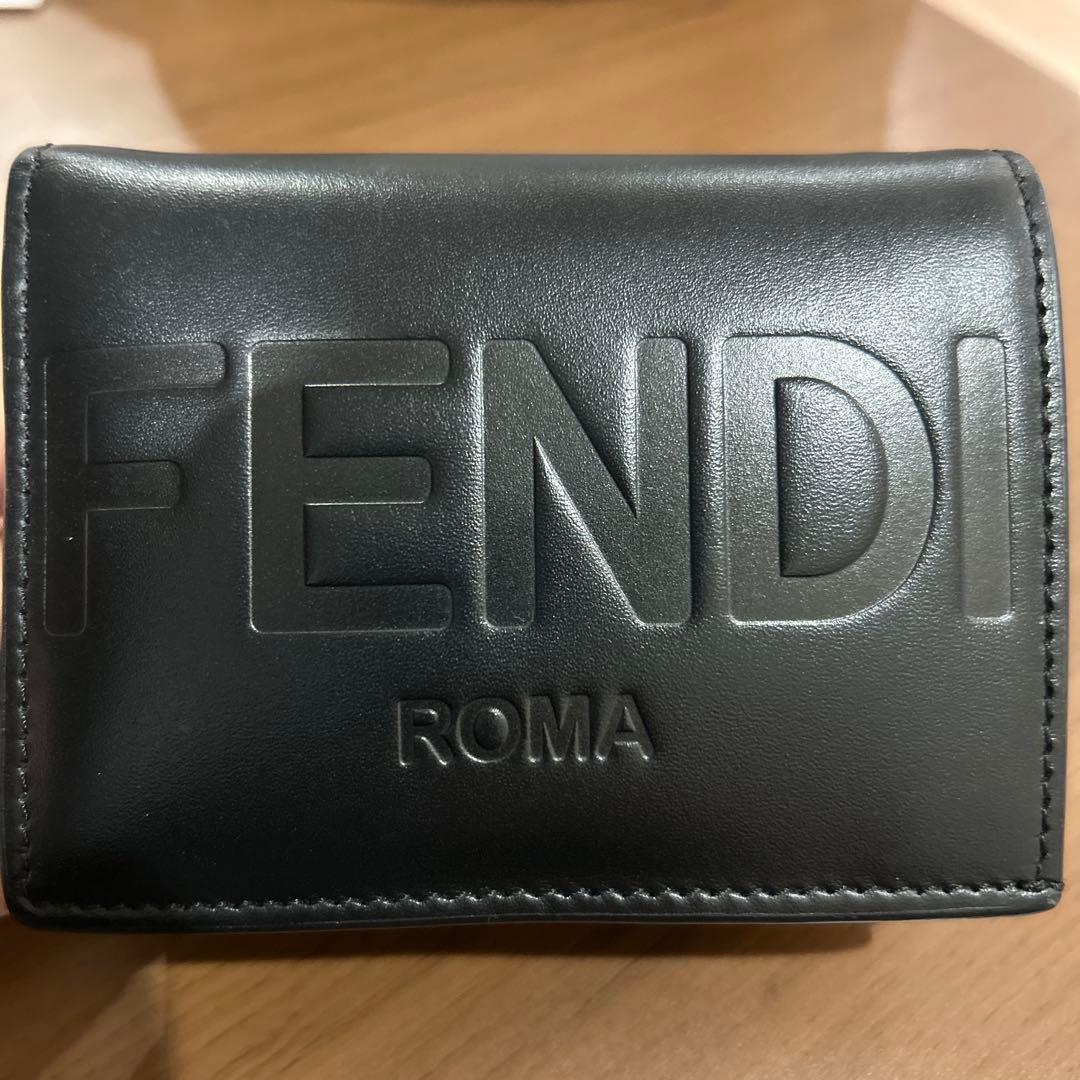 FENDI ROMA フェンディミニ財布 ブラック 正規品