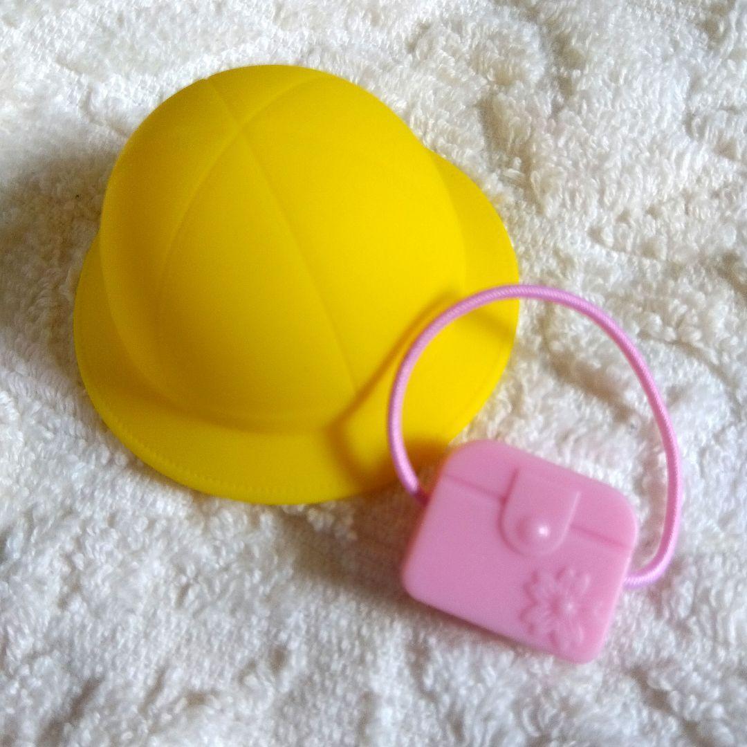 園児帽とピンクの通園バッグ リカちゃん ミキマキちゃん用