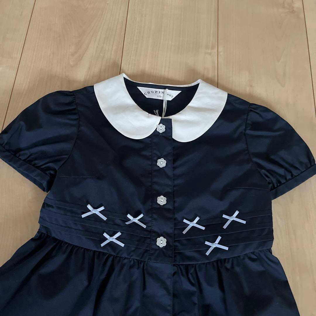 半袖ワンピース 花柄　お受験　入学卒園　フォーマル　発表会　新品　120