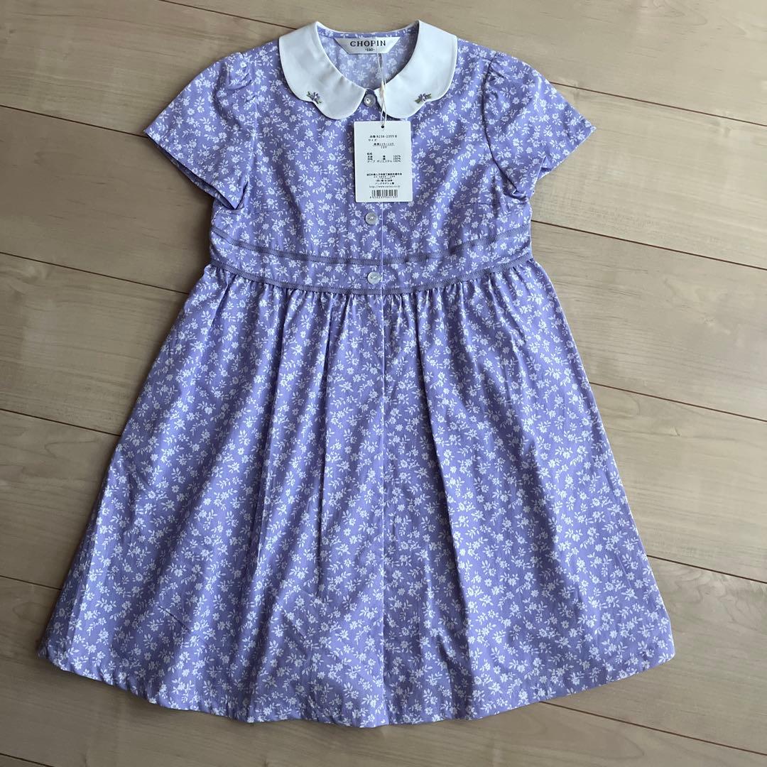 半袖ワンピース 花柄　お受験　入学卒園　フォーマル　発表会　新品　120